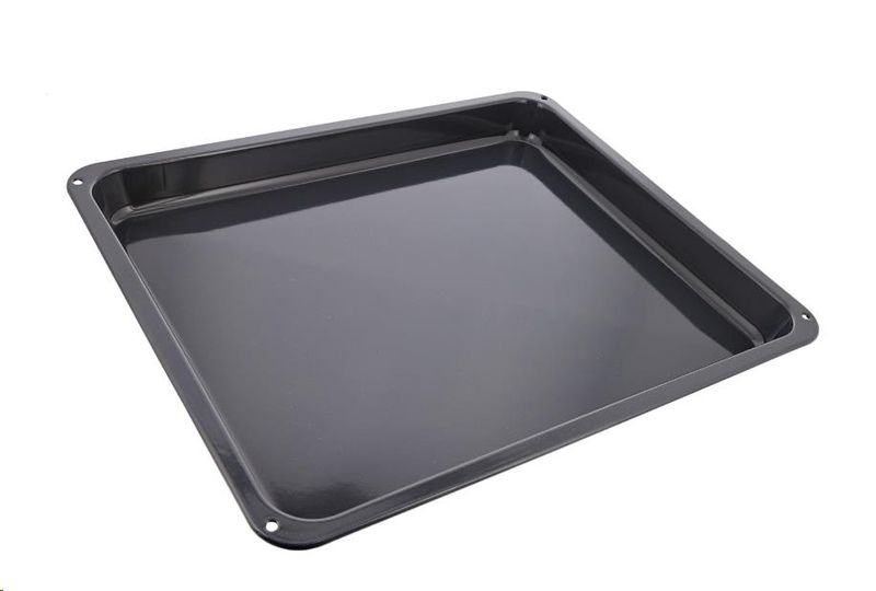 Langpanne. B: 46,6cm. L: 38,5 cm. H: 4 cm.