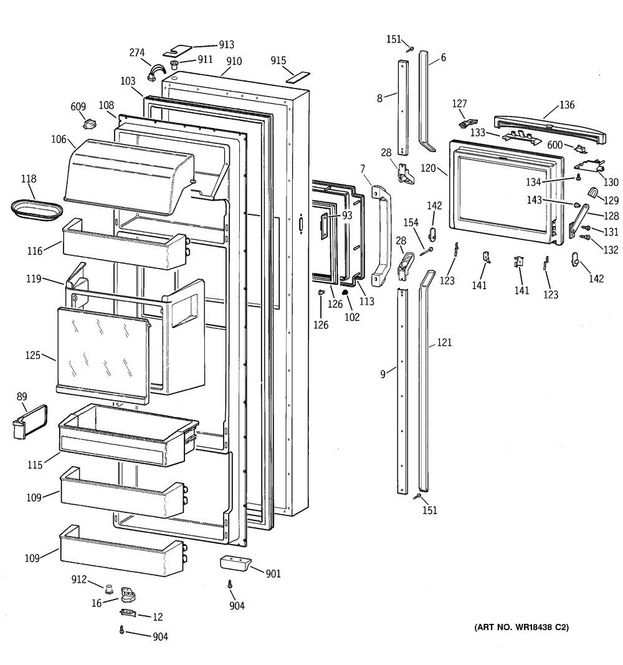 Hovedbilde GE Trim Cmk Door