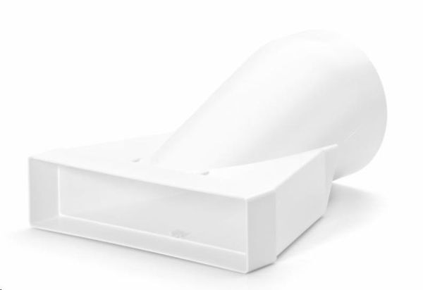 Hovedbilde Overgang/adapter (RUND Ø125MM TIL REKTANGULÆR ...