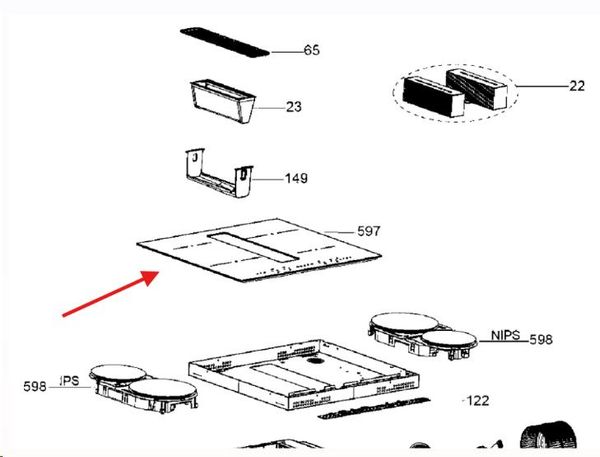 Hovedbilde Glasskeramisk topp Tacknan 60cm