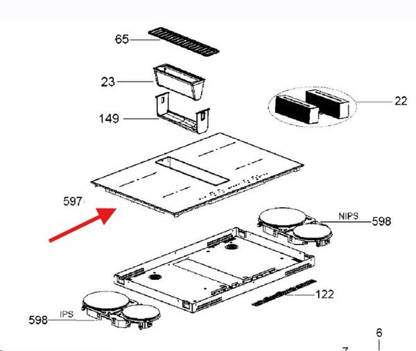 Hovedbilde Glasskeramisk topp Tacknan 80cm