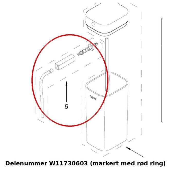 Hovedbilde KitchenAid W11730603 – Melkeslange 5KES8556